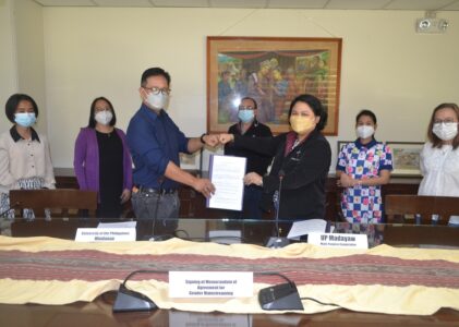 UP Mindanao, UPMPC sign MOU for Gender and Development