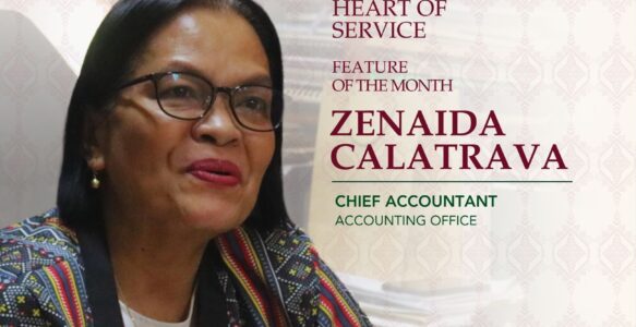 PADAYON UPMIN : Heart of Service | ZENAIDA G. CALATRAVA