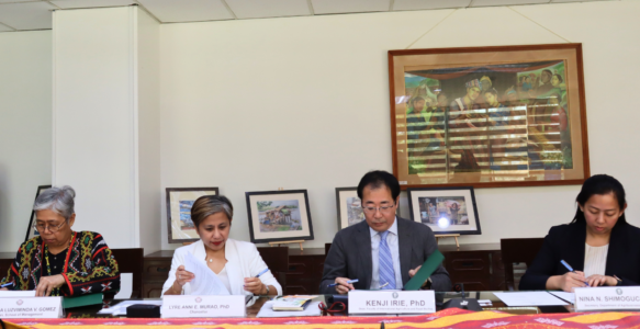 UP Mindanao, Tokyo NODAI Forge Academic Partnership